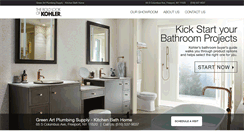 Desktop Screenshot of greenartkitchenbathhomefreeport.com